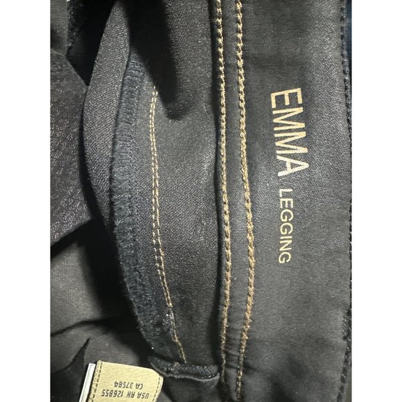 DL1961 Emma Power Legging Lamb Leather Skinny Jeans Coated Denim Edgy Sz 29 - Picture 10 of 16